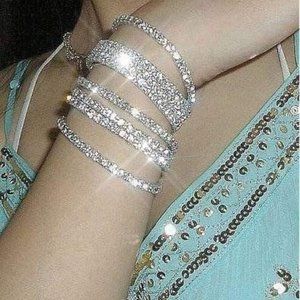 NEW Sparkling Bling Swarovski Crystal Stretch Bracelets